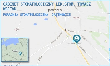 PORADNIA STOMATOLOGICZNA - GABINET STOMATOLOGICZNY LEK.STOM. TOMASZ WOJTAK - UL. ARMII KRAJOWEJ 18,  JASTKOWICE