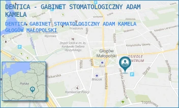 DENTICA GABINET STOMATOLOGICZNY ADAM KAMELA - DENTICA - GABINET STOMATOLOGICZNY ADAM KAMELA - UL. JOSELEWICZA 1,  GŁOGÓW MAŁOPOLSKI