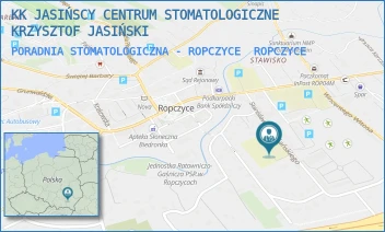PORADNIA STOMATOLOGICZNA - ROPCZYCE - KK JASIŃSCY CENTRUM STOMATOLOGICZNE KRZYSZTOF JASIŃSKI - UL. WYSPIAŃSKIEGO 8,  ROPCZYCE