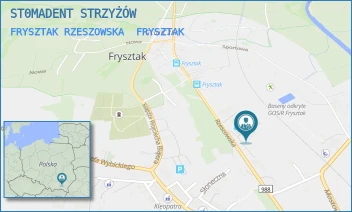 FRYSZTAK RZESZOWSKA - ST0MADENT STRZYŻÓW - UL. RZESZOWSKA 11,  FRYSZTAK
