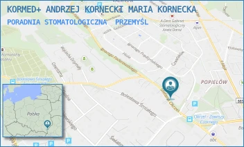 PORADNIA STOMATOLOGICZNA - KORMED+ ANDRZEJ KORNECKI MARIA KORNECKA - UL. STEFANA OKRZEI 2/2,  PRZEMYŚL