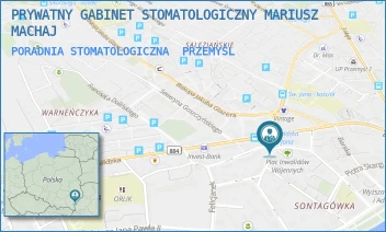 PORADNIA STOMATOLOGICZNA - PRYWATNY GABINET STOMATOLOGICZNY MARIUSZ MACHAJ - UL. KS. JÓZEFA PONIATOWSKIEGO 11/17,  PRZEMYŚL