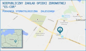 PORADNIA STOMATOLOGICZNA - NIEPUBLICZNY ZAKŁAD OPIEKI ZDROWOTNEJ "ES-COR" - UL. ADAMA MICKIEWICZA 11,  ZALESZANY