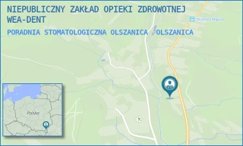 PORADNIA STOMATOLOGICZNA OLSZANICA - NIEPUBLICZNY ZAKŁAD OPIEKI ZDROWOTNEJ WEA-DENT - OLSZANICA 161,  OLSZANICA