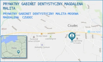 PRYWATNY GABINET DENTYSTYCZNY MALITA-MOSKWA MAGDALENA - PRYWATNY GABINET DENTYSTYCZNY MAGDALENA MALITA - UL. STAROWIEJSKA 4,  CZUDEC