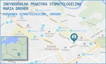 PORADNIA STOMATOLOGICZNA - INDYWIDUALNA PRAKTYKA STOMATOLOGICZNA MARIA DREHER - UL. NAFTOWA 2B,  KROSNO