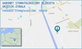 PORADNIA STOMATOLOGICZNA - GABINET STOMATOLOGICZNY ELŻBIETA GRZESIK-ZYBAŁA - UL. ŚW. FLORIANA 16,  TRZEŚŃ
