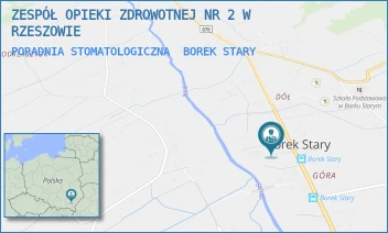 PORADNIA STOMATOLOGICZNA - ZESPÓŁ OPIEKI ZDROWOTNEJ NR 2 W RZESZOWIE - BOREK STARY 84C,  BOREK STARY
