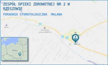 PORADNIA STOMATOLOGICZNA - ZESPÓŁ OPIEKI ZDROWOTNEJ NR 2 W RZESZOWIE - UL. - 200,  MALAWA