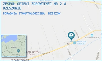 PORADNIA STOMATOLOGICZNA - ZESPÓŁ OPIEKI ZDROWOTNEJ NR 2 W RZESZOWIE - UL. DĘBICKA 160,  RZESZÓW