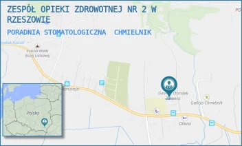 PORADNIA STOMATOLOGICZNA - ZESPÓŁ OPIEKI ZDROWOTNEJ NR 2 W RZESZOWIE - UL. - 50A,  CHMIELNIK