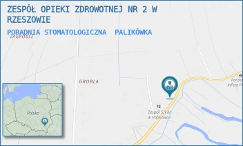 PORADNIA STOMATOLOGICZNA - ZESPÓŁ OPIEKI ZDROWOTNEJ NR 2 W RZESZOWIE - UL. - 258,  PALIKÓWKA