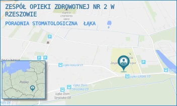 PORADNIA STOMATOLOGICZNA - ZESPÓŁ OPIEKI ZDROWOTNEJ NR 2 W RZESZOWIE - UL. - 224 B,  ŁĄKA