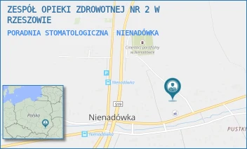 PORADNIA STOMATOLOGICZNA - ZESPÓŁ OPIEKI ZDROWOTNEJ NR 2 W RZESZOWIE - UL. - 694,  NIENADÓWKA