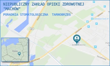 PORADNIA STOMATOLOGICZNA - NIEPUBLICZNY ZAKŁAD OPIEKI ZDROWOTNEJ "MACHÓW" - UL. STREFOWA 2,  TARNOBRZEG