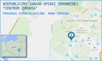 PORADNIA STOMATOLOGICZNA - NIEPUBLICZNY ZAKŁAD OPIEKI ZDROWOTNEJ "CENTRUM ZDROWIA" - UL. MARII KONOPNICKIEJ 4,  NOWA SARZYNA