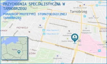 PORADNIA PROTETYKI STOMATOLOGICZNEJ - PRZYCHODNIA SPECJALISTYCZNA W TARNOBRZEGU - UL. ADAMA MICKIEWICZA 34,  TARNOBRZEG