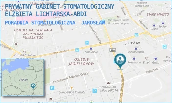 PORADNIA STOMATOLOGICZNA - PRYWATNY GABINET STOMATOLOGICZNY ELŻBIETA LICHTARSKA-ABDI - UL. SŁOWACKIEGO 17,  JAROSŁAW