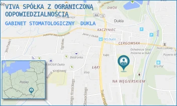 GABINET STOMATOLOGICZNY - VIVA SPÓŁKA Z OGRANICZONĄ ODPOWIEDZIALNOŚCIĄ - UL. KOŚCIUSZKI 13,  DUKLA