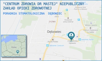 PORADNIA STOMATOLOGICZNA - "CENTRUM ZDROWIA DR MASTEJ" NIEPUBLICZNY ZAKŁAD OPIEKI ZDROWOTNEJ - DĘBOWIEC 645,  DĘBOWIEC