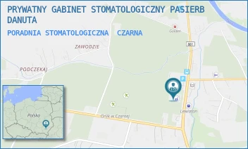 PORADNIA STOMATOLOGICZNA - PRYWATNY GABINET STOMATOLOGICZNY PASIERB DANUTA - UL. CZARNA 262 A,  CZARNA