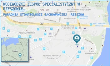 PORADNIA STOMATOLOGII ZACHOWAWCZEJ - WOJEWÓDZKI ZESPÓŁ SPECJALISTYCZNY W RZESZOWIE - UL. HETMAŃSKA 120,  RZESZÓW