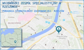 PORADNIA STOMATOLOGII ZACHOWAWCZEJ - WOJEWÓDZKI ZESPÓŁ SPECJALISTYCZNY W RZESZOWIE - UL. WARZYWNA 3,  RZESZÓW