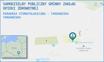 PORADNIA STOMATOLOGICZNA - TARGOWISKA - SAMODZIELNY PUBLICZNY GMINNY ZAKŁAD OPIEKI ZDROWOTNEJ - UL. MACIEJA SUCHODOLSKIEGO 38,  TARGOWISKA