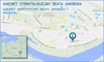 GABINET DENTYSTYCZNY BEATA JAKÓBSKA - GABINET STOMATOLOGICZNY BEATA JAKÓBSKA - UL. WYB. OJCA ŚW. JANA PAWŁA II 70,  PRZEMYŚL