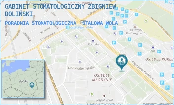 PORADNIA STOMATOLOGICZNA - GABINET STOMATOLOGICZNY ZBIGNIEW DOLIŃSKI - UL. WOJSKA POLSKIEGO 16A,  STALOWA WOLA