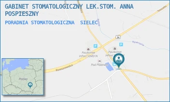 PORADNIA STOMATOLOGICZNA - GABINET STOMATOLOGICZNY LEK.STOM. ANNA POSPIESZNY - SIELEC 1A,  SIELEC