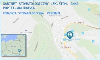 PORADNIA STOMATOLOGICZNA - GABINET STOMATOLOGICZNY LEK.STOM. ANNA POPIEL-WACHOWSKA - UL. MARCINA BIELSKIEGO 64/1,  PRZEMYŚL