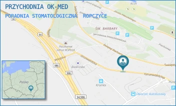 PORADNIA STOMATOLOGICZNA - PRZYCHODNIA OK-MED - UL. GRUNWALDZKA 38,  ROPCZYCE