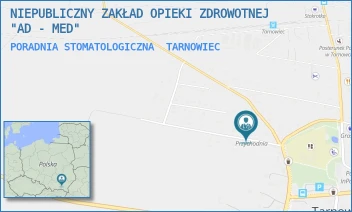 PORADNIA STOMATOLOGICZNA - NIEPUBLICZNY ZAKŁAD OPIEKI ZDROWOTNEJ "AD - MED" - UL. TARNOWIEC 256,  TARNOWIEC