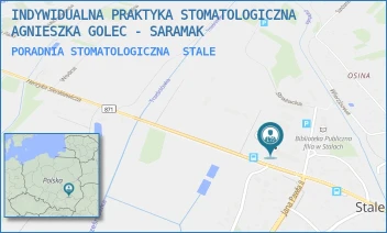 PORADNIA STOMATOLOGICZNA - INDYWIDUALNA PRAKTYKA STOMATOLOGICZNA AGNIESZKA GOLEC - SARAMAK - UL. TARNOBRZESKA 5B,  STALE