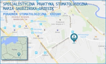 PORADNIA STOMATOLOGICZNA - SPECJALISTYCZNA PRAKTYKA STOMATOLOGICZNA MARIA GAUDZIŃSKA-GRZESIK - UL. HENRYKA WIENIAWSKIEGO 14B,  KROSNO