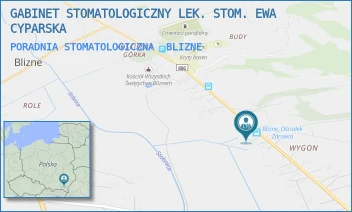 PORADNIA STOMATOLOGICZNA - GABINET STOMATOLOGICZNY LEK. STOM. EWA CYPARSKA - UL. BLIZNE 471 471,  BLIZNE