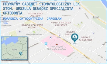 PORADNIA ORTODONTYCZNA - PRYWATNY GABINET STOMATOLOGICZNY LEK. STOM. URSZULA DŁUGOSZ SPECJALISTA ORTODONTA - UL. OS. SŁONECZNE 9,  JAROSŁAW