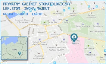 GABINET ŁAŃCUT - PRYWATNY GABINET STOMATOLOGICZNY LEK.STOM. IWONA MAJKUT - 3-GO MAJA 32,  ŁAŃCUT