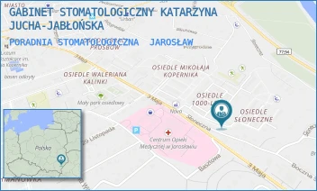 PORADNIA STOMATOLOGICZNA - GABINET STOMATOLOGICZNY KATARZYNA JUCHA-JABŁOŃSKA - UL. OS. SŁONECZNE 9,  JAROSŁAW