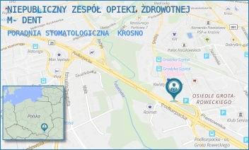 PORADNIA STOMATOLOGICZNA - NIEPUBLICZNY ZESPÓŁ OPIEKI ZDROWOTNEJ M- DENT - UL. GRODZKA 53,  KROSNO
