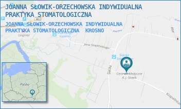 JOANNA SŁOWIK-ORZECHOWSKA INDYWIDUALNA PRAKTYKA STOMATOLOGICZNA - JOANNA SŁOWIK-ORZECHOWSKA INDYWIDUALNA PRAKTYKA STOMATOLOGICZNA - UL. KOPALNIANA 17A,  KROSNO