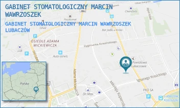 GABINET STOMATOLOGICZNY MARCIN WAWRZOSZEK - GABINET STOMATOLOGICZNY MARCIN WAWRZOSZEK - UL. JULIUSZA SŁOWACKIEGO 9,  LUBACZÓW