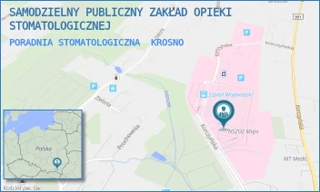 PORADNIA STOMATOLOGICZNA - SAMODZIELNY PUBLICZNY ZAKŁAD OPIEKI STOMATOLOGICZNEJ - UL. KORCZYŃSKA 57,  KROSNO