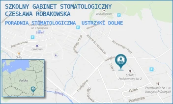 PORADNIA STOMATOLOGICZNA - SZKOLNY GABINET STOMATOLOGICZNY CZESŁAWA ROBAKOWSKA - DOBRA  8,  USTRZYKI DOLNE