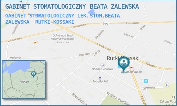 GABINET STOMATOLOGICZNY LEK.STOM.BEATA ZALEWSKA - GABINET STOMATOLOGICZNY BEATA ZALEWSKA - 11 LISTOPADA 1/2,  RUTKI-KOSSAKI