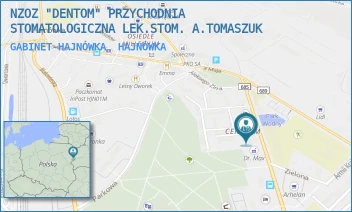 GABINET-HAJNÓWKA - NZOZ "DENTOM" PRZYCHODNIA STOMATOLOGICZNA LEK.STOM. A.TOMASZUK - PIŁSUDSKIEGO 10/44,  HAJNÓWKA