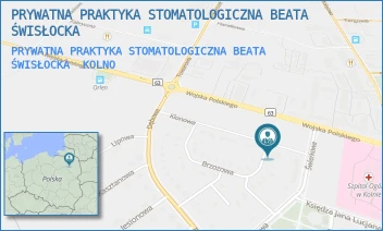 PRYWATNA PRAKTYKA STOMATOLOGICZNA BEATA ŚWISŁOCKA - PRYWATNA PRAKTYKA STOMATOLOGICZNA BEATA ŚWISŁOCKA - KLONOWA 3,  KOLNO