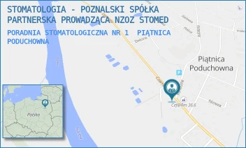 PORADNIA STOMATOLOGICZNA NR 1 - STOMATOLOGIA - POZNALSKI SPÓŁKA PARTNERSKA PROWADZĄCA NZOZ STOMED - CZARNOCKA 14,  PIĄTNICA PODUCHOWNA