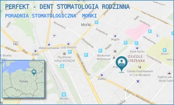 PORADNIA STOMATOLOGICZNA - PERFEKT - DENT STOMATOLOGIA RODZINNA - WYZWOLENIA 2C/5,  MOŃKI